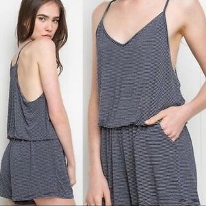 Brandy Melville Striped Romper